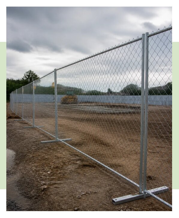 Временный забор из рабицы в Димитровграде по цене от 876 р. | ЗаборЭксеперт-Дмт